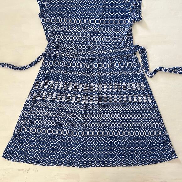 Liz Claiborne Faux Wrap Dress Womens Size XL Tie Waist Feminine Church Work - Picture 8 of 15